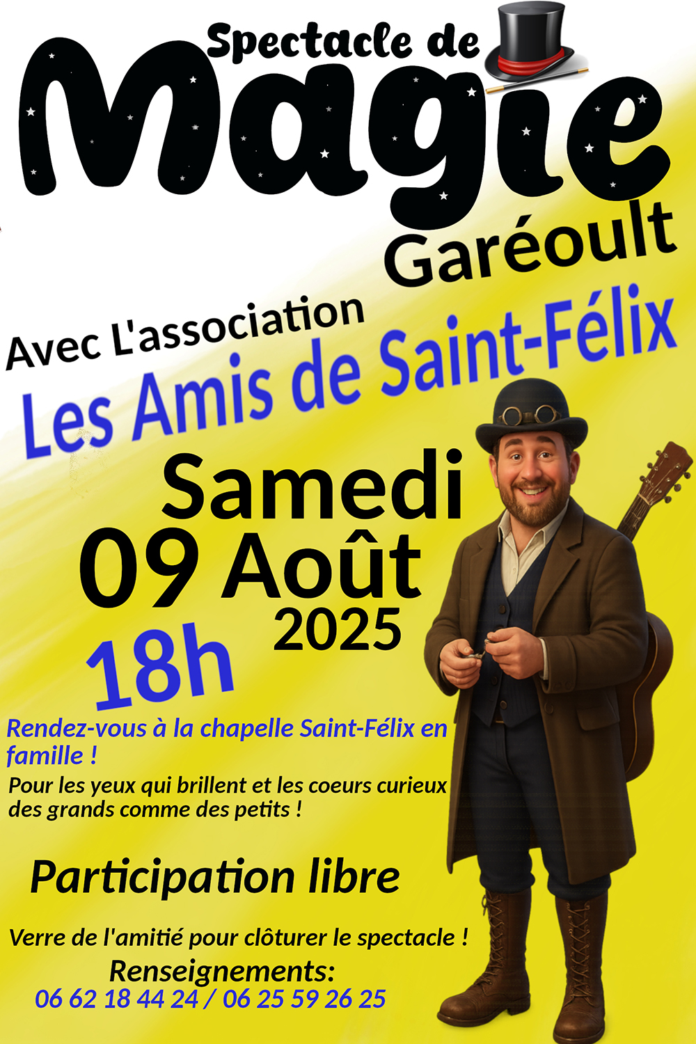 Affiche la tete dans les étoiles 20h30