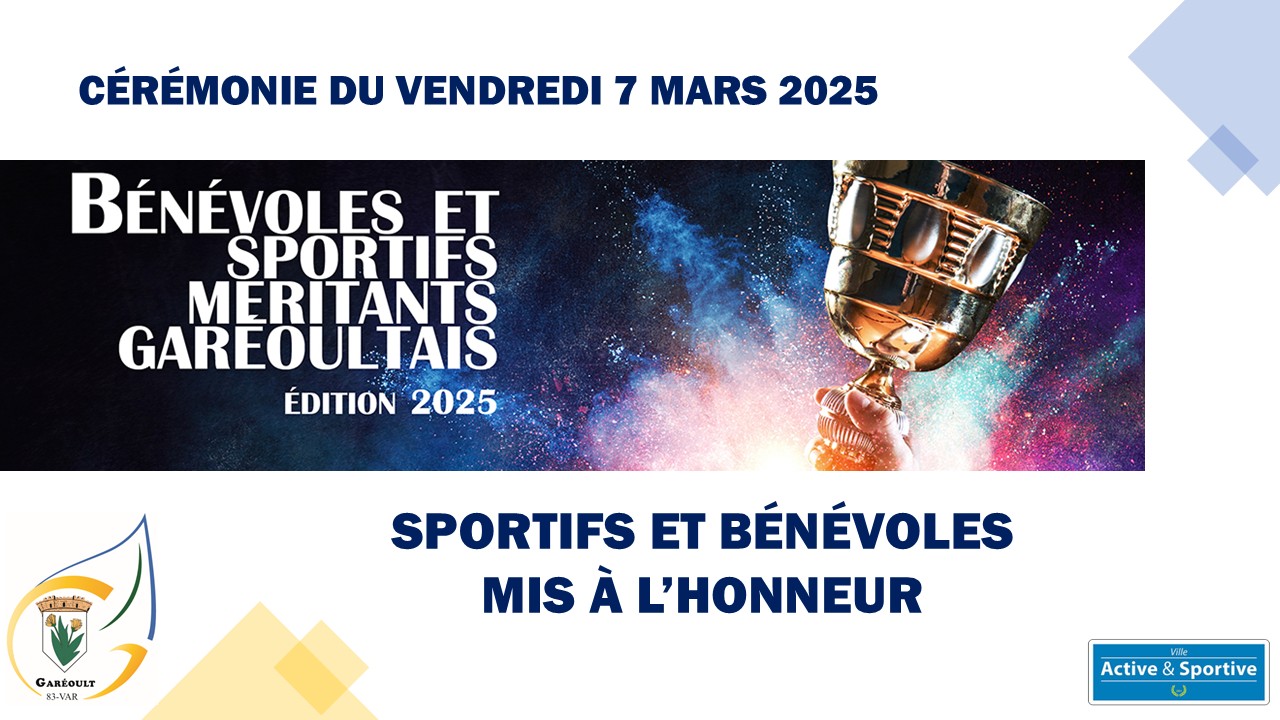 Visuels Diaporama Cérémonie Sportif Méritants