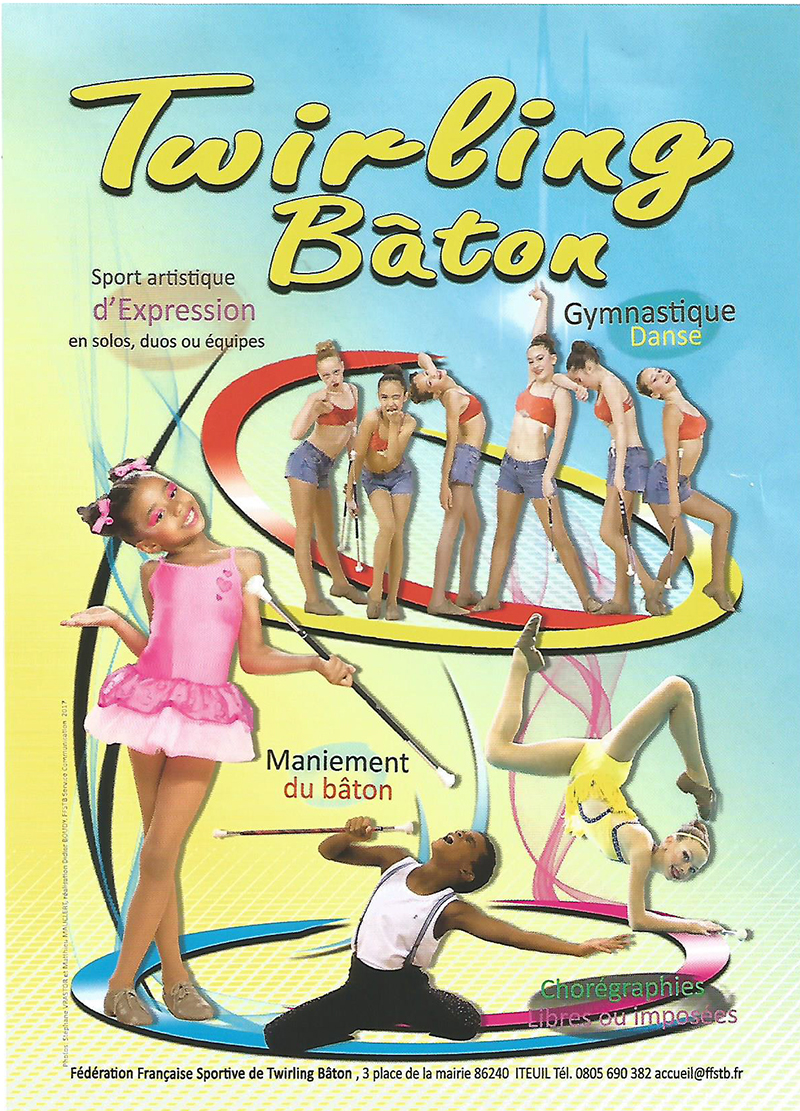 affiche twirling baton