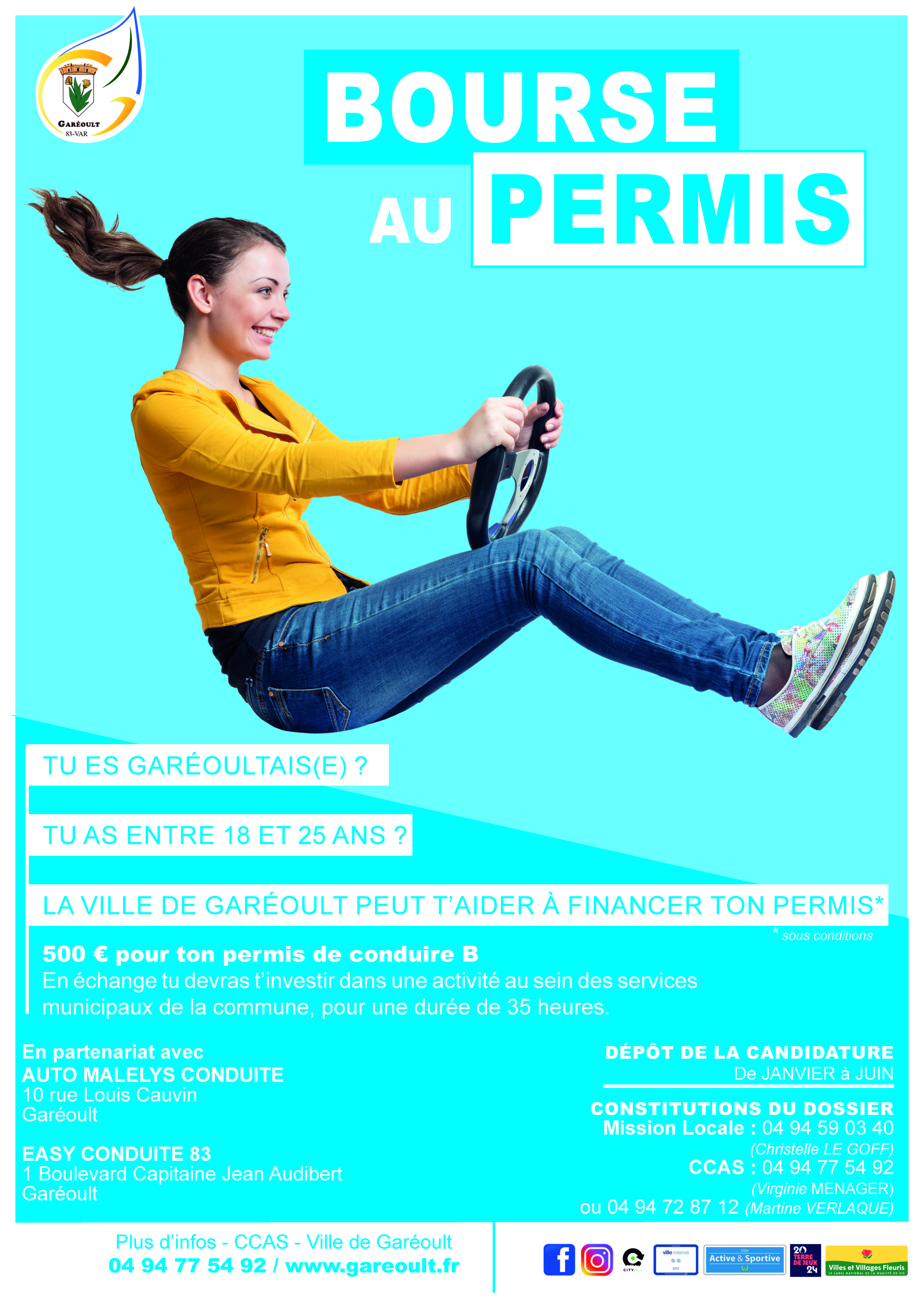 Affiche Bourse au Permis