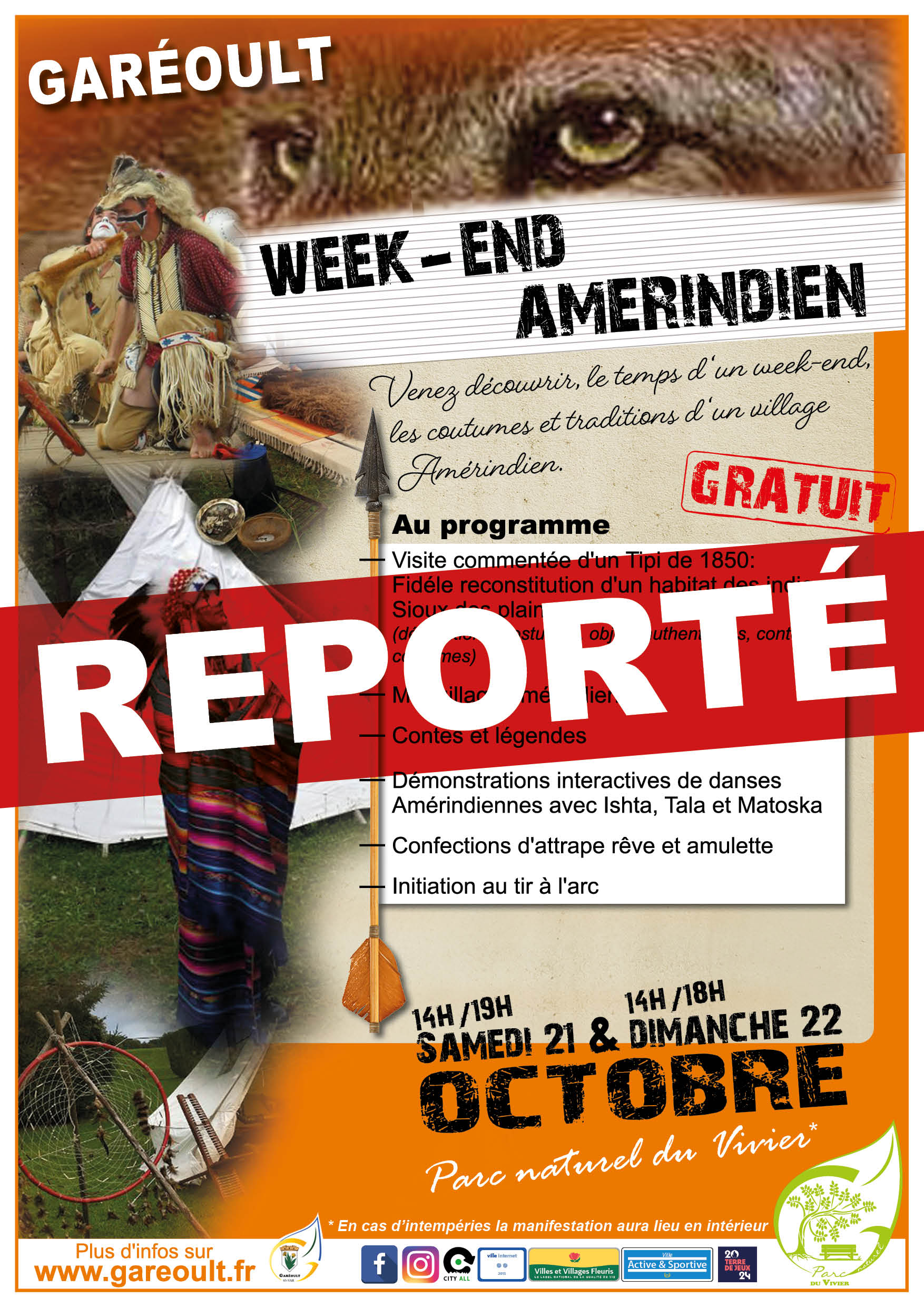 Affiche week en amerindien
